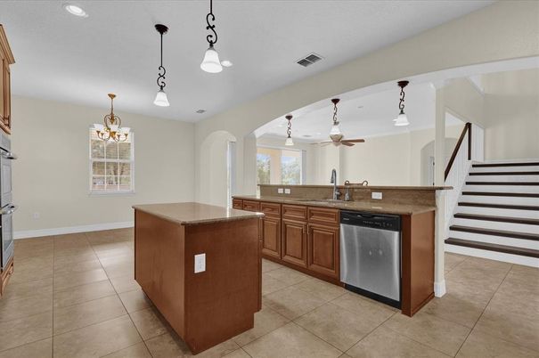 Interior, Kitchen, Pendant Lights, Recessed Lighting
