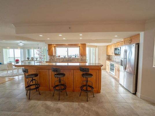 Interior, Kitchen, Recessed Lighting, Stainless Steel Appliances