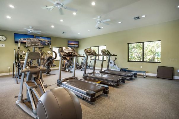 Fitness Equipment, Gym, Interior, Recessed Lighting