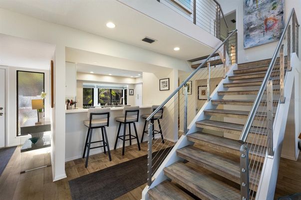 Interior, Recessed Lighting, Wood Texture Flooring