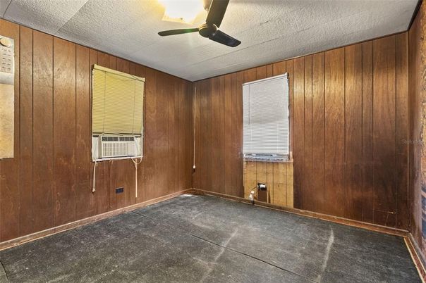 Empty room, Interior, Wooden Walls