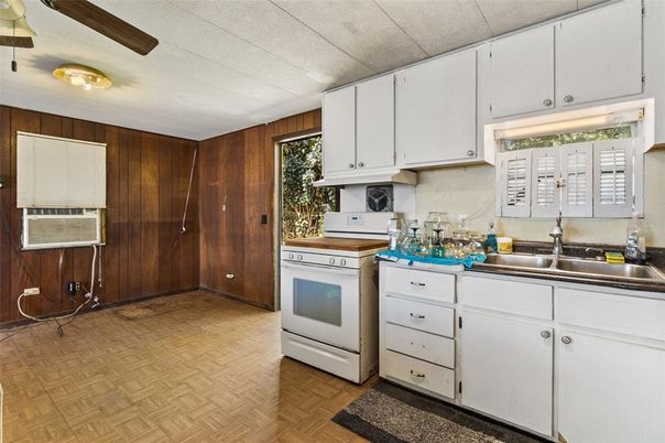Interior, Kitchen, Wood Texture Flooring