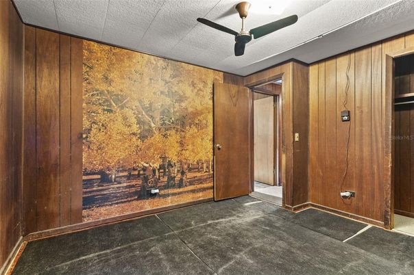 Empty room, Interior, Wooden Walls