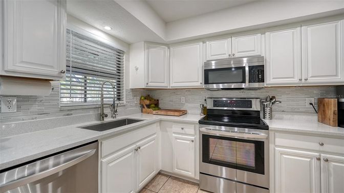 Interior, Kitchen, Recessed Lighting, Stainless Steel Appliances