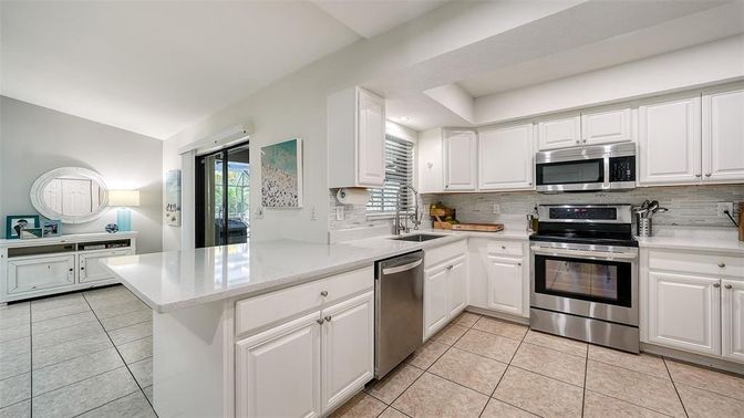Interior, Kitchen, Recessed Lighting, Stainless Steel Appliances