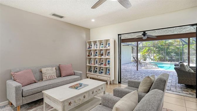 Interior, Living room, Recessed Lighting