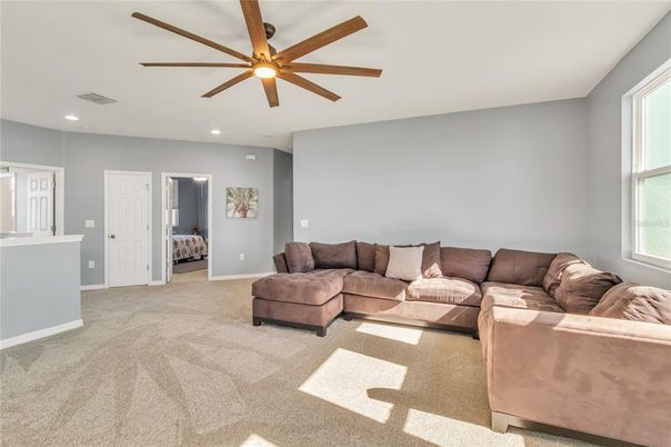 Interior, Living room, Recessed Lighting