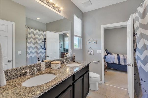 Bathroom, Bedroom, Dual Sink Vanities, Interior, Recessed Lighting