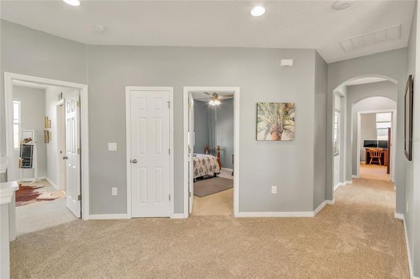 Bedroom, Interior, Recessed Lighting