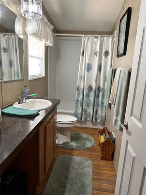 Bathroom, Interior, Wood Texture Flooring