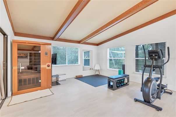 Fitness Equipment, Interior, Sauna Room