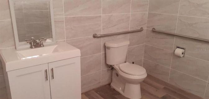 Bathroom, Interior, Wood Texture Flooring