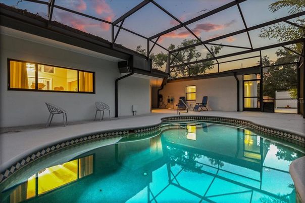 Glass Ceilings, Interior, Pool, Sun Room