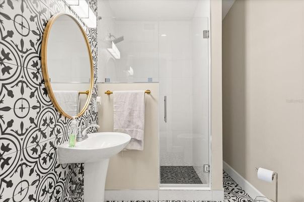 Bathroom, Glass Shower, Interior