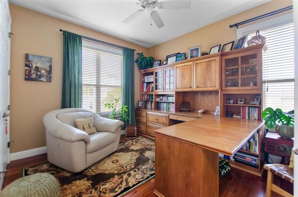 Home Office, Interior, Wood Texture Flooring