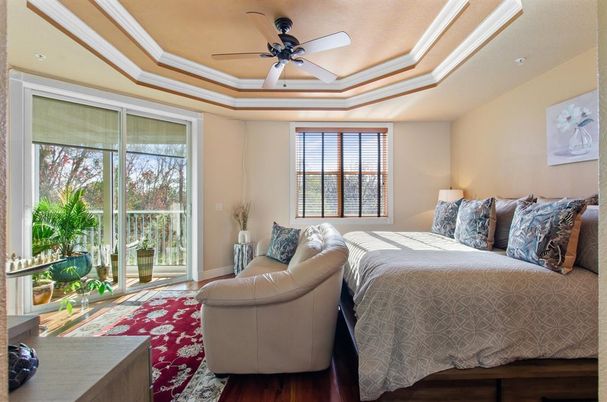 Bedroom, Interior, Recessed Lighting