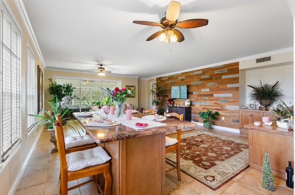 Dining room, Interior, Wooden Walls