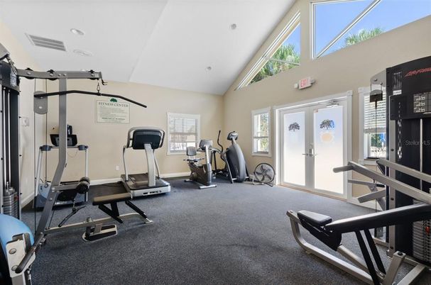 Fitness Equipment, Interior, Recessed Lighting