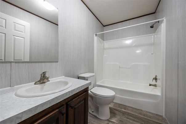 Bathroom, Interior, Wood Texture Flooring
