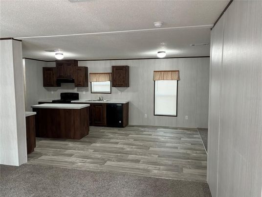 Interior, Kitchen, Wood Texture Flooring
