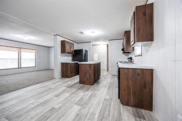 Interior, Kitchen, Wood Texture Flooring