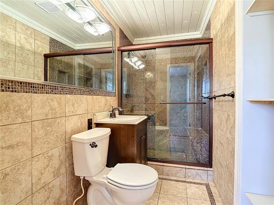Bathroom, Glass Shower, Interior