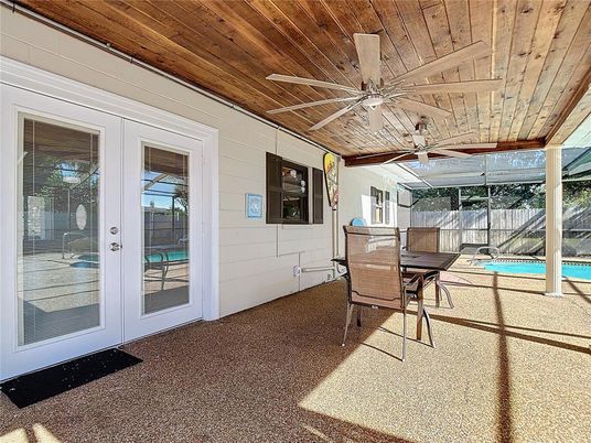 Dining room, Interior, Pool, Sun Room, Wooden Ceilings