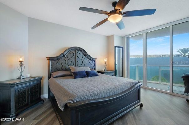 Bedroom, Interior, Water, Wood Texture Flooring