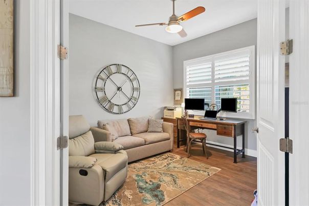 Home Office, Interior, Wood Texture Flooring