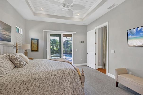 Bedroom, Interior, Recessed Lighting