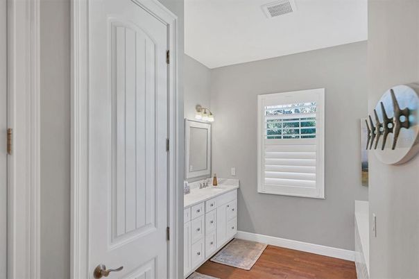 Bathroom, Interior, Wood Texture Flooring