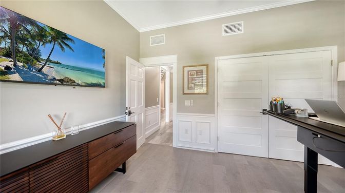 Home Office, Interior, Wood Texture Flooring