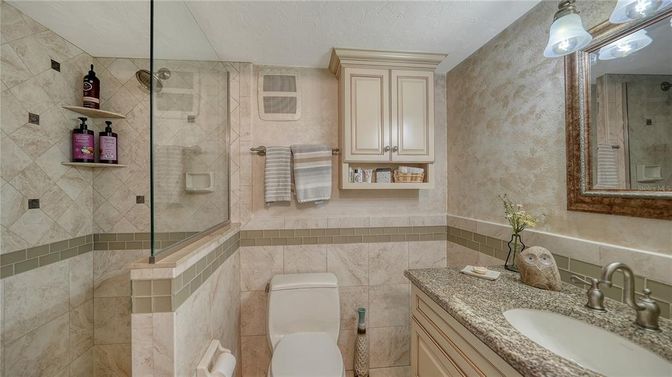 Bathroom, Glass Shower, Interior