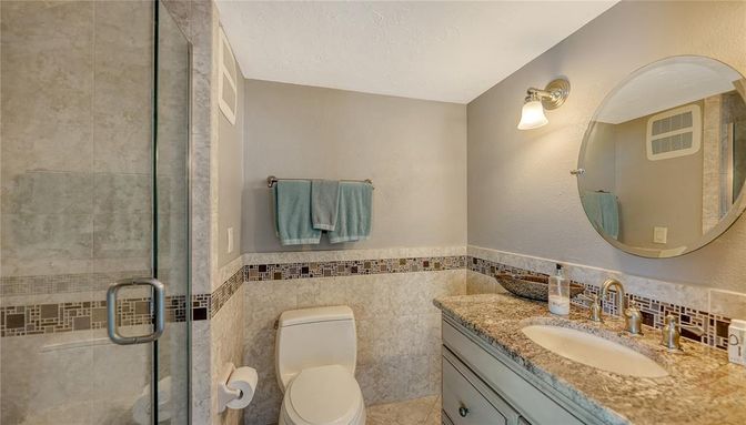 Bathroom, Glass Shower, Interior