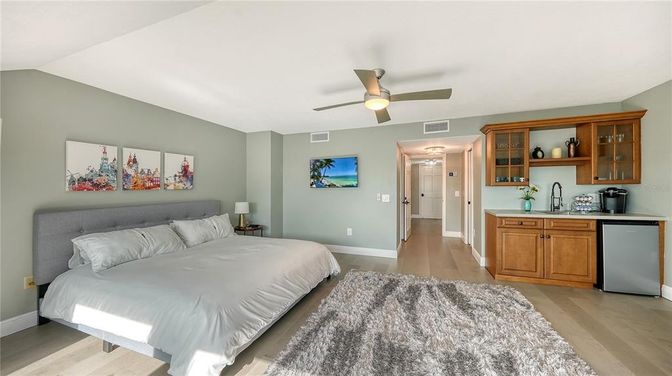 Bedroom, Interior, Wood Texture Flooring