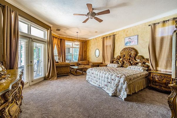Bedroom, Interior, Pendant Lights