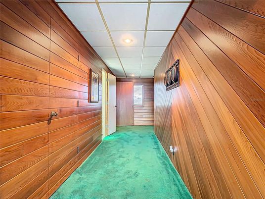 Interior, Recessed Lighting, Wooden Walls
