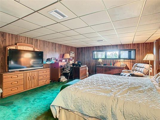 Bedroom, Interior, Wooden Walls