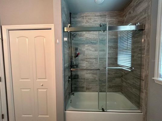 Bathroom, Glass Shower, Interior, Marble Walls