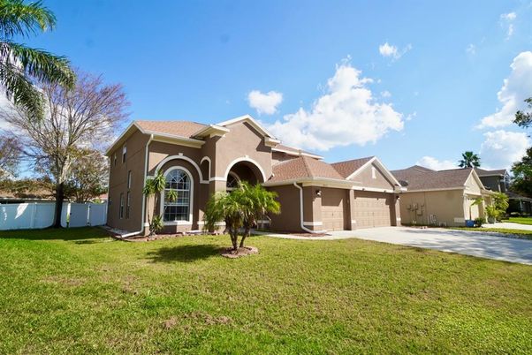 Attached, Backyard, Exterior, Facade, Mediterranean