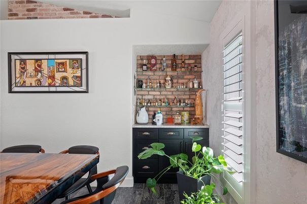Dining room, Interior, Stone Walls