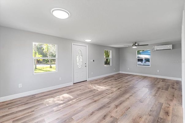 Empty room, Interior, Wood Texture Flooring