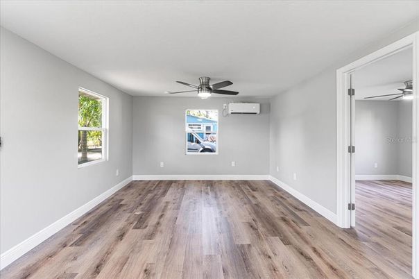 Empty room, Interior, Wood Texture Flooring