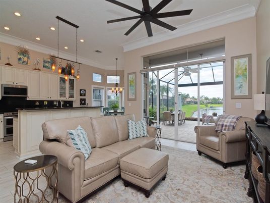 Dining room, Interior, Kitchen, Living room, Pendant Lights, Recessed Lighting, Stainless Steel Appliances, Water