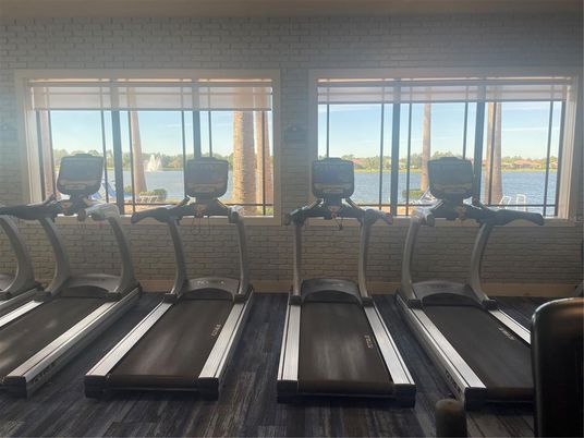 Fitness Equipment, Interior, Water, Wood Texture Flooring
