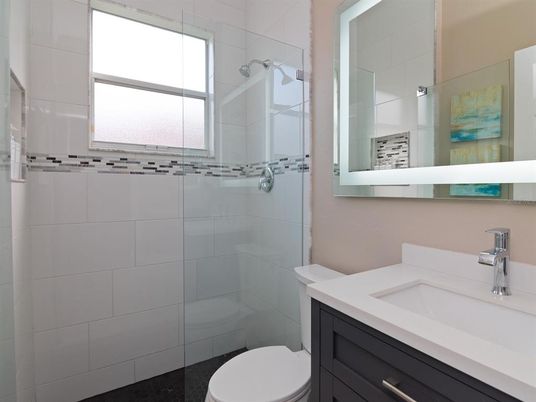 Bathroom, Glass Shower, Interior