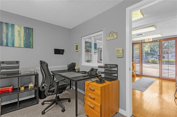 Home Office, Interior, Wood Texture Flooring