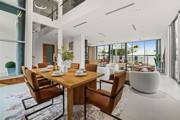 Dining room, Interior, Living room, Recessed Lighting