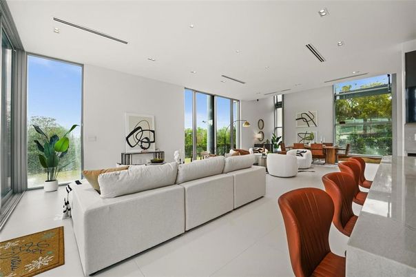 Interior, Living room, Recessed Lighting