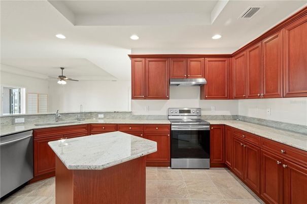 Interior, Kitchen, Recessed Lighting, Stainless Steel Appliances